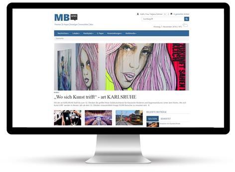Beispiel einer Webseite