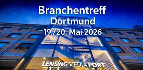 Lensing Media Port Branchentreff 2026 Dortmund