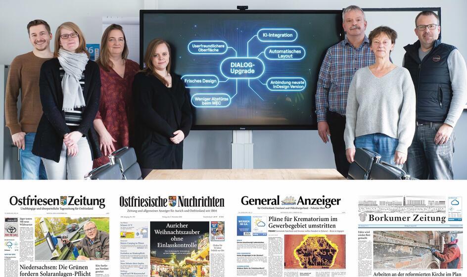 ZGO Zeitungsgruppe Ostfriesland vier Titel Dialog