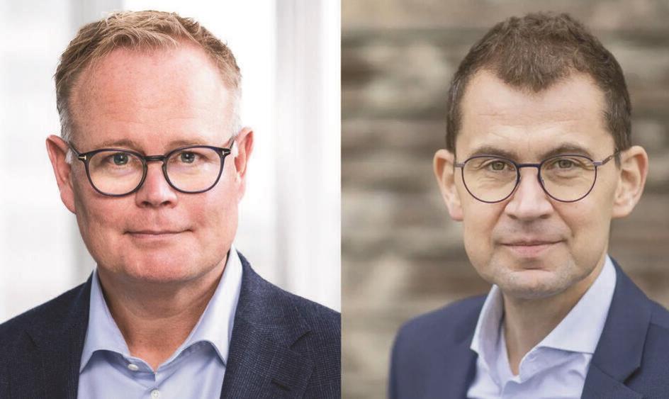 Verleger Matthias Ditzen-Blanke und Chefredakteur Christoph Linne (rechts) kämpfen für eine freie, unabhängige Presse in Deutschland.